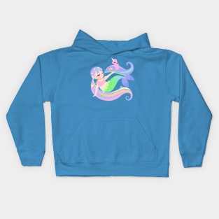 Rainbow Mermaid Kids Hoodie